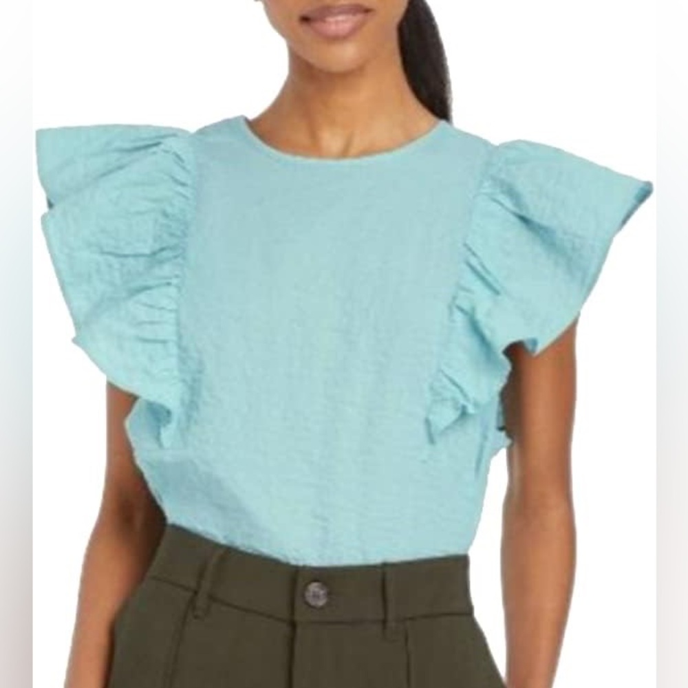 NWT Universal Thread Flutter Sleeve Blouse